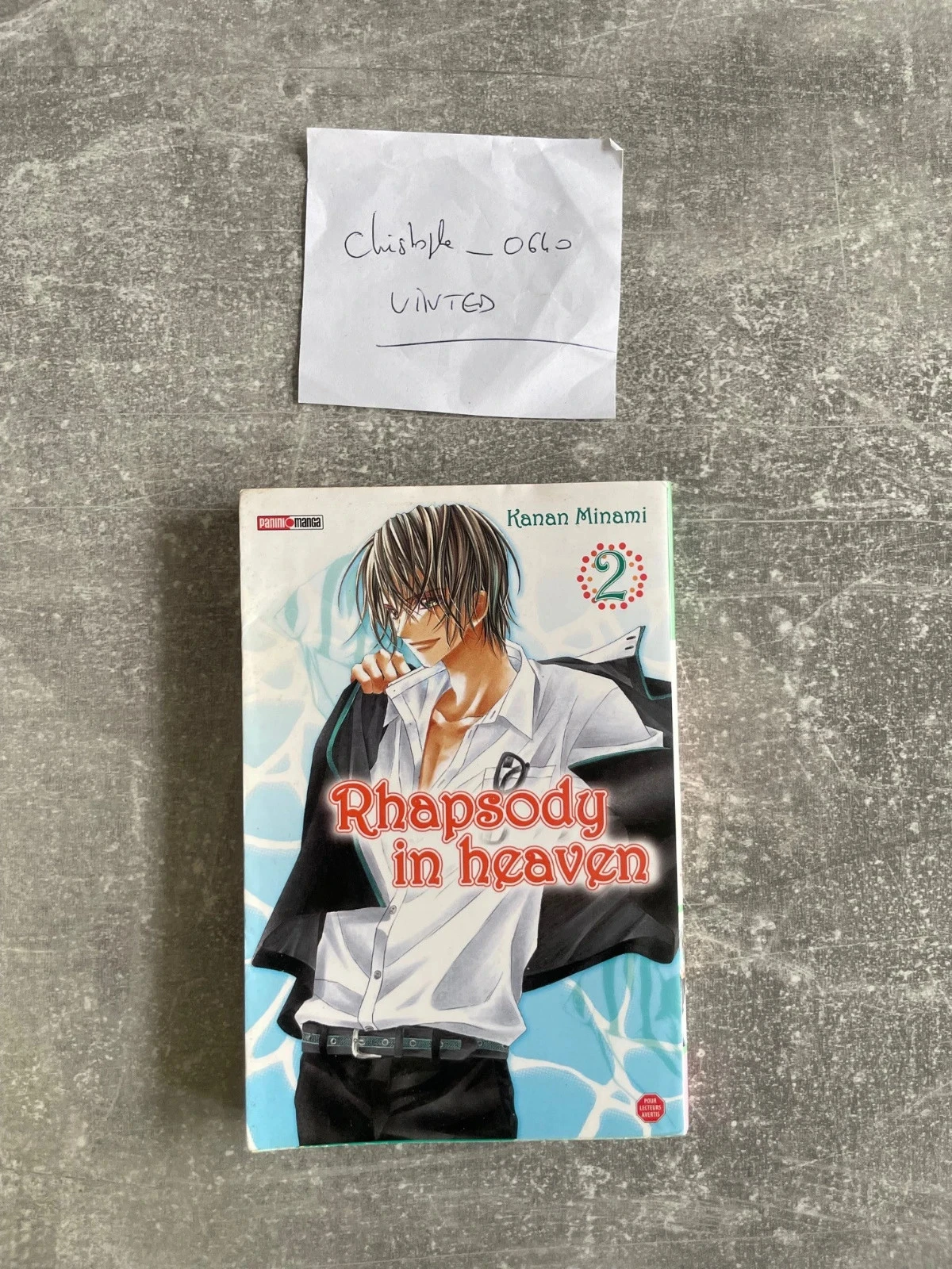 Manga Rhapsody in heaven tome 2 version française.